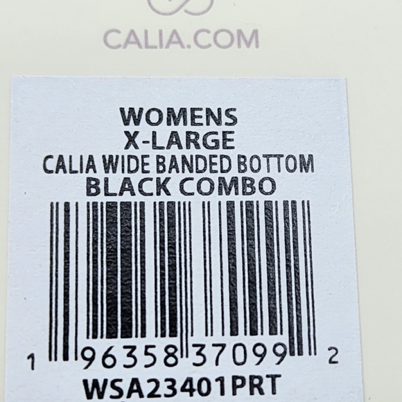 Calia Women's Mid Rise Wide Banded Bikini Bottom - XL - Picture 7 of 7